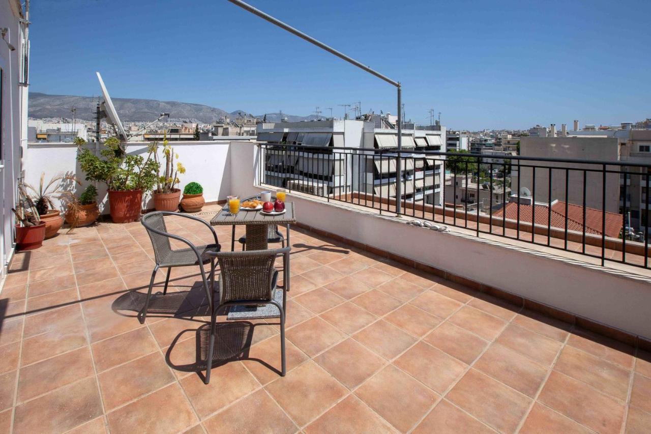 Rooftop Apartment With Great Veranda เอเธนส์ ภายนอก รูปภาพ